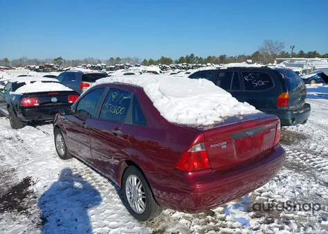 2006 Ford Focus Zx4 из США, поврежденный, VIN 1FAFP34N16W232275